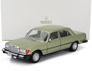 ミニカー 1/18 メルセデス ベンツ Sクラス 450SEL ノレブ NOREV 1/18 MERCEDES BENZ S-CLASS 450SEL 6.9 (W116) USA VERSION 1979 MIDDLE GREEN 183975