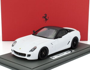 �~�j�J�[ 1/18 �t�F���[�� 599 GTB BBR-MODELS 1/18 FERRARI 599 GTB FIORANO 2007 F1 GEAR BOX CAMBIO F1 BIANCO OPACO - MATT WHITE BLACK BBR1871D-VET