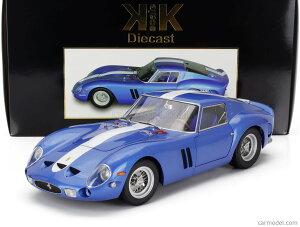 ~jJ[ 1/12 tF[ 250 GTO KK-SCALE 1/12 FERRARI 250 GTO COUPE 1962 BLUE WHITE KKDC120122-BW