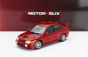 ~jJ[ 1/18 OH T[ EVO MOTORHELIX 1/18 MITSUBISHI LANCER EVO IV WITH ENGINE AND ACCESSORIES 1999 RED M84004
