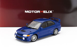 ~jJ[ 1/18 OH T[ EVO MOTORHELIX 1/18 MITSUBISHI LANCER EVO IV WITH ENGINE AND ACCESSORIES 1999 BLUE M84005