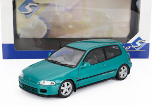 ~jJ[ 1/18 z_ VrbN SOLIDO 1/18 HONDA CIVIC (EG6) AZTEC 1991 GREEN MET 1810405