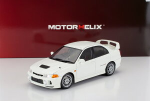 ~jJ[ 1/18 OH T[ EVO MOTORHELIX 1/18 MITSUBISHI LANCER EVO IV WITH ENGINE AND ACCESSORIES 1999 SCOTIA WHITE M84003