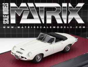 ~jJ[ 1/43 WK[ E^Cv MATRIX SCALE MODELS 1/43 JAGUAR E-TYPE FRUA ROADSTER OPEN 1964 WHITE MX51001-101