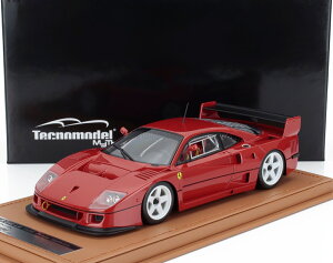 �~�j�J�[ 1/18 �t�F���[�� F40 TECNOMODEL 1/18 FERRARI F40 LM PRESS VERSION 1996 WHITE RIMS RED TM18-410D