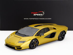 �~�j�J�[ 1/18 �����{���M�[�j �J�E���^�b�N TRUESCALE 1/18 LAMBORGHINI COUNTACH LPi 800-4 2024 GIALLO ORION - YELLOW TS0555