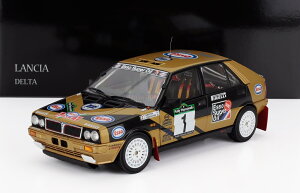 ~jJ[ 1/18 `A f^  KYOSHO 1/18 LANCIA DELTA HF INTEGRALE 4WD TEAM ESSO N 1 WINNER RALLY PIANCAVALLO 1987 GOLD 08960D