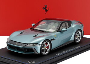 �~�j�J�[ 1/18 �t�F���[�� 12�`�����h�� BBR-MODELS 1/18 FERRARI 12CILINDRI V12 830cv PANORAMIC ROOF 2024 CELESTE TREVI - LIGHT BLUE MET P18254D-VET