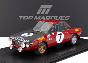 ~jJ[ 1/12 `A tBA 1600 TOPMARQUES 1/12 LANCIA FULVIA HF 1600 COUPE (night version) N 7 2nd RALLY ACROPOLIS 1972 RED TMR12-58A
