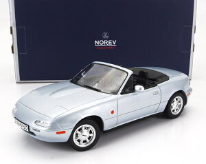 ~jJ[ 1/18 }c_ MX5 mu NOREV 1/18 MAZDA MX-5 SPIDER 1989 SILVER 188023