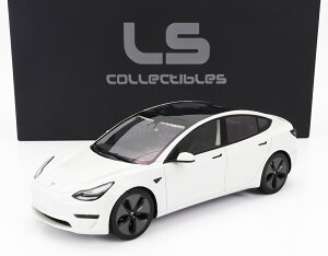 �~�j�J�[ 1/18 �e�X�� ���f��3 LS-COLLECTIBLES 1/18 TESLA MODEL 3 2021 PEARL WHITE MET LS086C