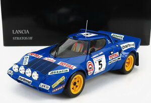 ~jJ[ 1/18 `A XggX  KYOSHO 1/18 LANCIA STRATOS HF (night version) N 5 1976 BLUE 08130C