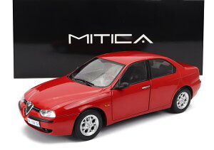 ~jJ[ 1/18 At@I 156 MITICA-DIECAST 1/18 ALFA ROMEO 156 2.5 V6 24V 1997 BLACK INTERIOR ROSSO ALFA RED 200051-D