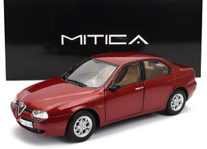 ~jJ[ 1/18 At@I 156 MITICA-DIECAST 1/18 ALFA ROMEO 156 2.5 V6 24V 1997 BLACK INTERIOR ROSSO PROTEO MET RED 200052-D