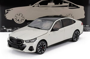 �~�j�J�[ 1/18 BMW 5�V���[�Y i5 �~�j�`�����v�X MINICHAMPS 1/18 BMW 5-SERIES i5 (G60) 2023 WHITE MET 110023402