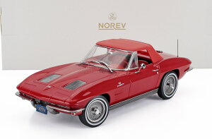~jJ[ A 1/18 V{[ Rxbg mu NOREV 1/18 CHEVROLET CORVETTE STINGRAY CABRIOLET 1963 RED 189056