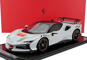 �~�j�J�[ 1/12 �t�F���[�� SF90 XX BBR-MODELS 1/12 FERRARI SF90 XX STRADALE SPIDER 2024 BIANCO ARTICO - WHITE MET ORANGE BLACK BBR1220A