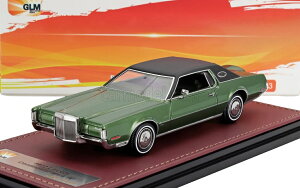 ミニカー アメ車 1/43 リンカーン コンチネンタル 1/43 GLM-MODELS 1/43 LINCOLN CONTINENTAL MKIV 1972 2 TONE GREEN GLM102101