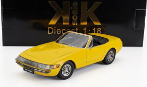 �~�j�J�[ 1/18 �t�F���[�� 365 KK-SCALE 1/18 FERRARI 365 GTS DAYTONA SPIDER 1-SERIES OPEN 1969 YELLOW KKDC180615