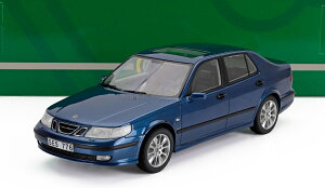 �~�j�J�[ 1/18 �T�[�u 9-5 CULT-SCALE MODELS 1/18 SAAB 9-5 TURBO AERO 1998 BLUE MET CML198-3