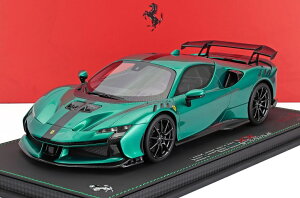 �~�j�J�[ 1/18 �t�F���[�� SF90 XX BBR-MODELS 1/18 FERRARI SF90 XX STRADALE 2024 GREEN JEWEL - BLACK P18237O-VET