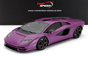 �~�j�J�[ 1/18 �����{���M�[�j �J�E���^�b�N TRUESCALE 1/18 LAMBORGHINI COUNTACH LPi 800-4 2023 PURPLE TS0624