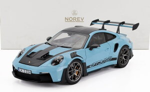 ~jJ[ 1/18 |VF 911 GT3 mu NOREV 1/18 PORSCHE 911 992 GT3 RS COUPE WEISSACH PACKAGE 2022 LIGHT BLUE BLACK 187367