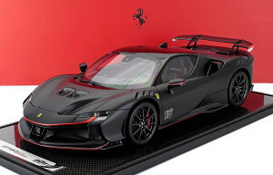 �~�j�J�[ 1/12 �t�F���[�� SF90 XX BBR-MODELS 1/12 FERRARI SF90 XX STRADALE N 16 PERSONAL CAR CHARLES LECLERC 2024 MATT BLACK RED BBR1220CL