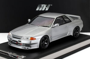 ~jJ[ 1/18 jbT XJCC GTR MOTORHELIX 1/18 NISSAN SKYLINE GT-R (R32) COUPE CUSTOMIZED VERSION 1989 SILVER MH027SR