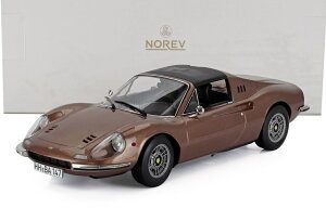 ~jJ[ 1/18 tF[ fB[m mu NOREV 1/18 FERRARI DINO 246 GTS SPIDER 1970 GOLD MET 187815