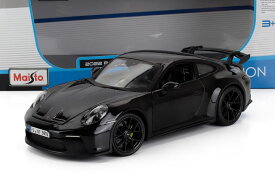 ミニカー 1/18 ポルシェ 911 GT3 マイスト MAISTO 1/18 PORSCHE 911 992 GT3 COUPE 2022 BLACK 31458BK