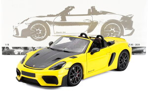 ~jJ[ 1/18 |VF XpC_[ RS ~j`vX MINICHAMPS 1/18 PORSCHE SPYDER RS WEISSACH PACKAGE 2024 YELLOW BLACK 110063132