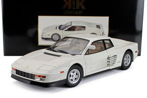 ~jJ[ 1/12 tF[ eX^bT KK-SCALE 1/12 FERRARI TESTAROSSA MKI MONODADO MONOSPECCHIO USA VERSION 1984 WHITE KKDC120203