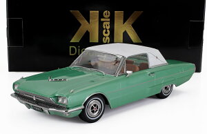 ~jJ[ A 1/18 tH[h T_[o[h KK-SCALE 1/18 FORD USA THUNDERBIRD LANDAU COUPE 1966 GREEN WHITE KKDC181383