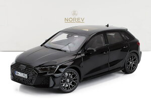 �~�j�J�[ 1/18 �A�E�f�B A3 ���S�� �m���u NOREV 1/18 AUDI A3 RS3 2025 BLACK 188388