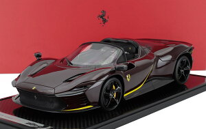 �~�j�J�[ 1/12 �t�F���[�� �f�C�g�i BBR-MODELS 1/12 FERRARI DAYTONA SP3 SERIE ICONA OPEN ROOF 2022 ROSSO RUBINO - RED YELLOW BBR1217M