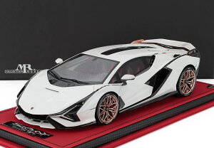 �~�j�J�[ 1/18 �����{���M�[�j �V�A�� MR-MODELS 1/18 LAMBORGHINI SIAN FKP 37 HYBRID 2020 BIANCO MONOCERUS LAMBO042F