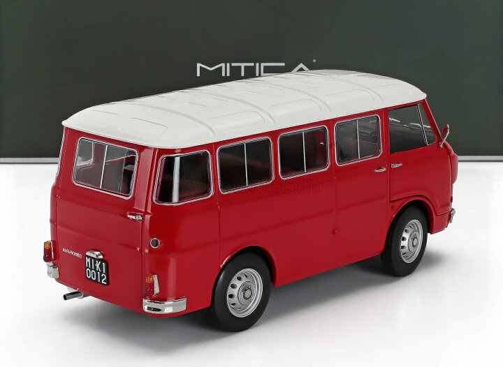 楽天市場】ミニカー 1/18 アルファロメオ F12 ミニバス MITICA-DIECAST