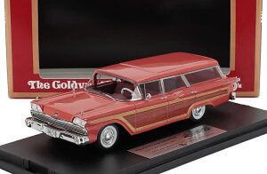�~�j�J�[ �A���� 1/43 �t�H�[�h �J���g���[ GOLDVARG 1/43 FORD USA COUNTRY SQUIRE SW STATION WAGON 1959 DARK PINK WOOD GC091B