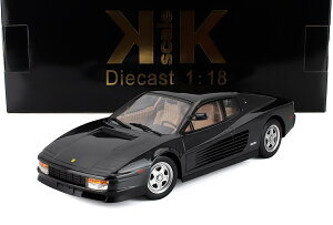 �~�j�J�[ 1/18 �t�F���[�� �e�X�^���b�T KK-SCALE 1/18 FERRARI TESTAROSSA MKI USA VERSION 1984 MONODADO MONOSPECCHIO DARK ANTHRACITE GREY KKDC180504