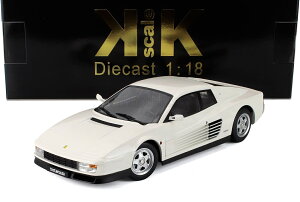 �~�j�J�[ 1/18 �t�F���[�� �e�X�^���b�T KK-SCALE 1/18 FERRARI TESTAROSSA 1986 WHITE KKDC180514