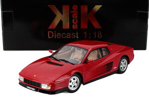 �~�j�J�[ 1/18 �t�F���[�� �e�X�^���b�T KK-SCALE 1/18 FERRARI TESTAROSSA 1986 BEIGE INTERIOR RED KKDC180516