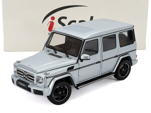 �~�j�J�[ 1/18 �����Z�f�X �x���c G�N���X I-SCALE 1/18 MERCEDES BENZ G-CLASS (W463) 2015 SILVER 180043