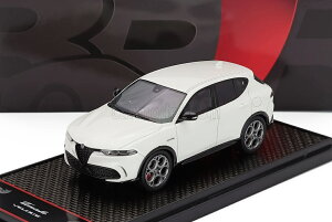 �~�j�J�[ 1/43 �A���t�@�����I �g�i�[�� BBR-MODELS 1/43 ALFA ROMEO TONALE VELOCE 2023 BIANCO ALFA - WHITE BBRC308F