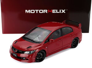 �~�j�J�[ 1/18 �z���_ �V�r�b�N MOTORHELIX 1/18 HONDA CIVIC MUGEN RR 2008 RED M85415