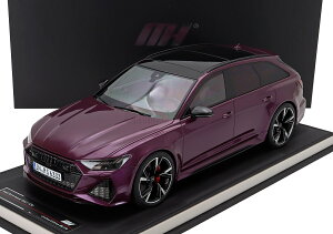 �~�j�J�[ 1/12 �A�E�f�B A6 RS6 MOTORHELIX 1/12 AUDI A6 RS6 AVANT (C8) SW STATION WAGON 2021 MERLIN PURPLE MH1202MP