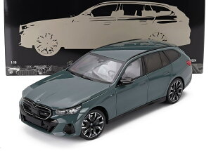 �~�j�J�[ 1/18 BMW 5�V���[�Y i5 �~�j�`�����v�X MINICHAMPS 1/18 BMW 5-SERIES i5 M60 TOURING (G61) SW STATION WAGON 2024 GREEN MET 110023600