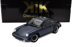�~�j�J�[ 1/18 �|���V�F 911 �J���� KK-SCALE 1/18 PORSCHE 911 CARRERA COUPE 1983 BLUE KKDC180664