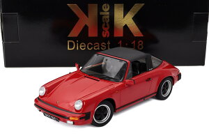 �~�j�J�[ 1/18 �|���V�F 911 �^���K KK-SCALE 1/18 PORSCHE 911 SC TARGA 1983 RED KKDC180845
