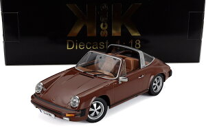 �~�j�J�[ 1/18 �|���V�F 911 SC �^���K KK-SCALE 1/18 PORSCHE 911 SC TARGA 1975 BROWN KKDC180923